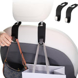 2Pcs Car Headrest Hook Auto Seat Hanging Hooks for Purses Bags