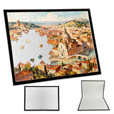 Puzzle Board for 1000 Pieces Foldable Puzzle Board Black