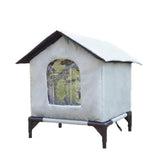 Outdoor Cat House Outdoor Cat House Weatherproof for Indoor and Outdoor Gray