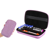 Vial Storage Cases Compatible with 3ml 10ml 30ml Bottles for Fridge Purple