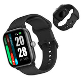 Bluetooth Calling Smartwatch with 1.85 Inch Display – Fitness & Health Tracker for Men & Women Black