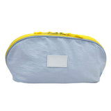 3-in-1 Clam Shaped Travel Bag for Bra Panty and Sock Storage Blue