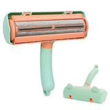 Reusable Pet Hair Remover Roller – For Dog & Cat Fur on Furniture & Clothes Green