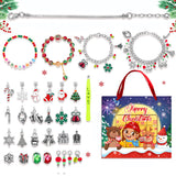 Christmas Advent Calendar Bracelet – Blind Box DIY Charm Bracelet Gift Kit Style 2