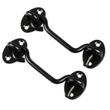 2PCS Stainless Steel Gate Latch Hook and Eye Lock Medium