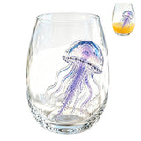 Handcrafted Marine Animal Glass Cup 350ml Unique Sea Creature Glass for Bar Home Style 2