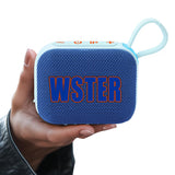 Mini Portable Bluetooth 5.4 Outdoor Speaker IPX4 Waterproof TWS Pairing Navy Blue