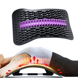 Multi-Level Adjustable Back Stretcher for Lower Back Black