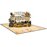3D Pop-Up Happy Birthday Card with Envelope Unique Greeting Card Gift Style 2