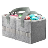 Portable Felt Cloth Storage Bag for Musical Speakers Gray