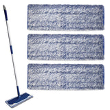 3 Pack Replacement Cleaning Pads for Bona Mop Reusable Microfiber Dry Cleaning Mop Pads