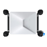 Adjustable Suction Cup Mount Compatible with Starlink Mini with Sunroof Car Window Black
