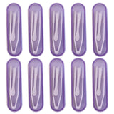 10PCS Lens Tweezers Applicator Remover Kit with Storage Case Purple