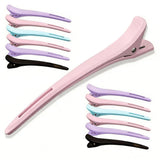 12PCS Non-Slip Plastic Sectioning Hair Clips for Styling