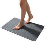 Non Slip Diatomaceous Earth Shower Mat Quick Drying for Bathroom Kitchen Style 1
