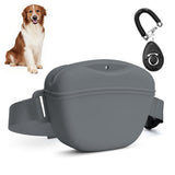 Upgrade Stronger Closure Dog Treat Pouch with Training Treat Bag Pouch Grey