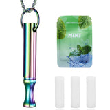 Mint Breathing Necklace with Fidget Ring for Mindful Breathing Colorful