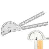 0-180 Degree Stainless Steel Protractor Angle Finder Arm Measuring Gauge Ruler Style 1