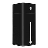 1L Ultrasonic Air Humidifier Diffuser Oil Purifier LED Light USB Black