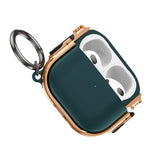 Shockproof Armor Protective Case for AirPods 4th Generation Durable TPU and PC Case Green