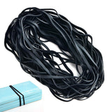 220Pcs Rubber Bands Elastic Bands for Office File Organization Black