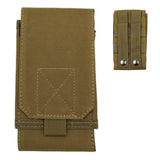 Universal Outdoor Tactical Mobile Phone Pouch Holster Case Bag Hook Holder Belt Khaki