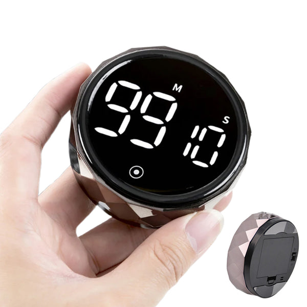 Digital Display Kitchen Timer Countdown Countup Cooking Alarm Rose Gold