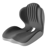 Ergonomic Seat Cushion Office Chair Seat Cushions with L-Shaped Design for Car Gaming Chair Gray