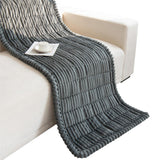 Dog Couch Cover Washable Fuzzy Pet Cushion Dark Gray