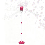 Rechargeable Adjustable Standing LED Bubble Machine for Outdoor Party Red