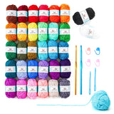 Crochet Set Yarn Hooks Sewing Needles Stitch Markers Storage Bag Style 1