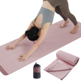 Hot Yoga Towel Microfiber Anti-Slip Mat Towel Pink