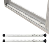2PCS Adjustable Sliding Door Security Bar Heavy Duty Sliding Patio Door Lock Bar