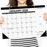 18-Month Desk Calendar (Jan 2026 – June 2027) with Corner Protectors for Office Style 2