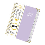 2026 A5 Planner Daily Weekly Monthly Organizer Notebook January–December Calendar Purple