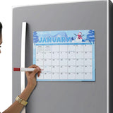 18-Month  Fridge Planner Calendar Style 2