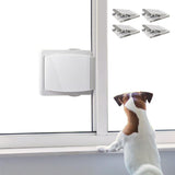 4PCS Child Safety Sliding Door Lock for Glass Doors Windows and Cabinets