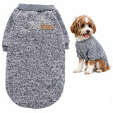 Pet Puppy Dog Cat Warm Winter Sweater Vest Knitted Coat Jacket for Small Dog Grey