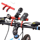 20cm Aluminum Alloy Bicycle Handlebar Extender Mount for Bike Accessories Red