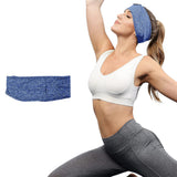 Bluetooth Sleeping Headphones Wireless Music Headband Stereo Earphone for Sport Sleep Yoga Blue
