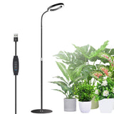 Grow Lights for Indoor Plants Full Spectrum Plant Lights with Timer 4 Modes 10 Brightness Black