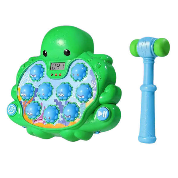 Whack an Octopus Game for Kids – With Lights and Sounds Toys for Girls and Boys Green
