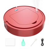 4‑in‑1 Smart Vacuum Cleaner Wireless Sweeping Robot with UV Cleaning Function Red