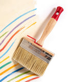 Thickened Paint Brush 3cm Square PET Bristle for Wall Door Medium