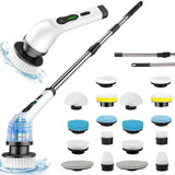 2 PCS Cordless Electric Spin Scrubber with 9 Replaceable Brush Heads and Extendable Pole for Home Use (Copy)