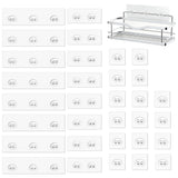 28Pcs Shower Caddy Adhesive Replacement Strong Adhesive Hooks for Bathroom