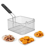 Deep Fryer Basket Stainless Steel with Removable Handle Hanging Design Style 2