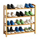 4 Tier Shoe Storage Rack Multi Layer Organizer for Entryways