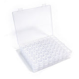 112 Grid Plastic Jewelry and Bead Storage Organizer Box for Crafts