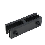 180 Degree Pool Fence Glass Clamp 304 Steel for 10 to 12mm Black